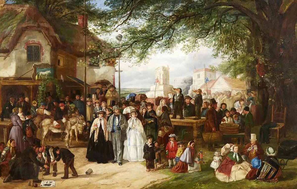 Victorian fair painting sells at Antiques for Everyone