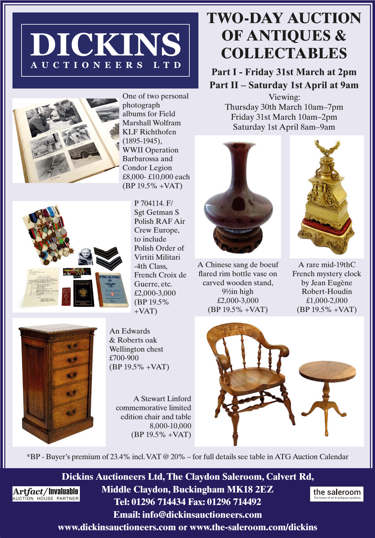 Dickins Auctioneers Antiques Trade Gazette